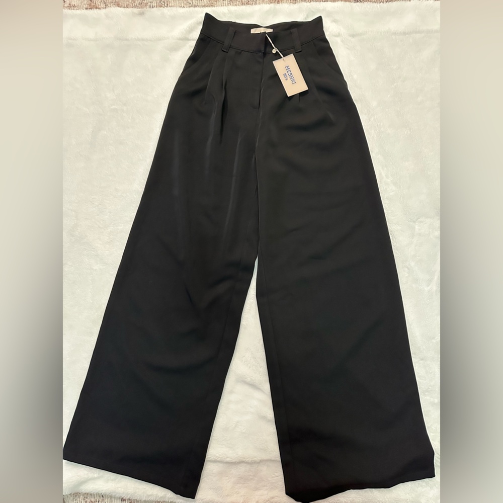 Meshki 90s wide leg trousers